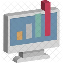 Online Graph  Icon