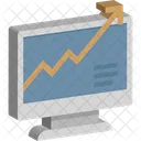 Online Graph  Icon