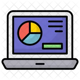 Online Graph  Icon