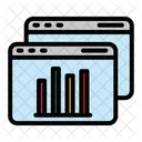 Statistics Graph Analytics Icon