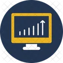 Online Graph Online Infographics Seo Icon