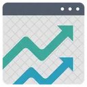 Online Graph  Icon