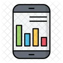 Online Graph Analytics Graph Icon