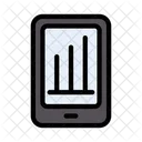 Mobile Phone Graph Icon
