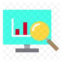 Suche Diagramm Monitor Symbol