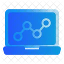 Digitales Marketing Laptop Computer Symbol