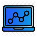 Digitales Marketing Laptop Computer Symbol