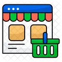 Online Grocery Online Shopping Web Grocery Icon