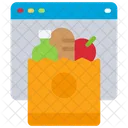 Online Grocery Shop  Icon