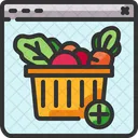Online Grocery Shopping  Icon