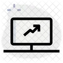 Online Growth Analysis Growth Growth Graph Icon