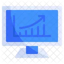 Online Growth Arrow  Icon