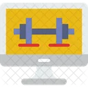 Online Gym Advertisement  Icon