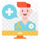 Online Health Test Icon