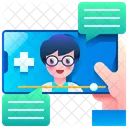 Online Healthcare Medical Online Icon