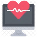 Online Heart Rate  Icon