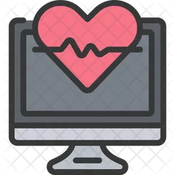 Online Heart Rate  Icon