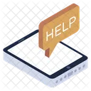 Online Message Online Chat Help Message Icon