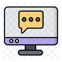 Online Help Support Chatbot Icon
