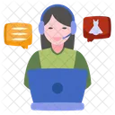 Customer Service Customer Support Online Helpline Icon