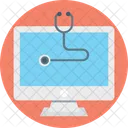 Online Hilfe Medizin Stethoskop Symbol