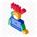 Computer Hilfe Service Icon