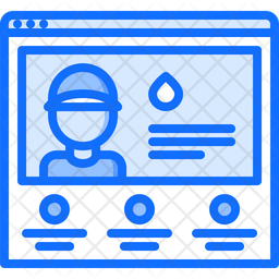 Online Hire worker Icon