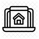Online Home Online Property Home Icon