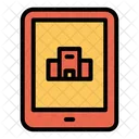 Tab Tablet Hotel Booking Icon