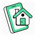 Casa Online Casa Online Propriedade Online Ícone