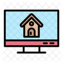 Online House Home Building Icon