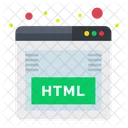 온라인 HTML  아이콘