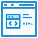 온라인 HTML 코딩  아이콘