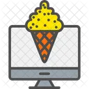 Online Ice Cream Ice Cream Cone Buy Icon