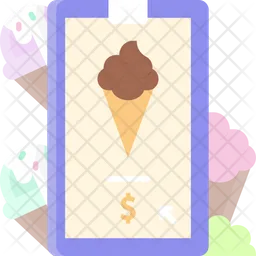 Online Ice Cream Order  Icon