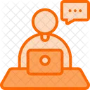 Online Computer Digital Icon