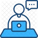 Online Computer Digital Icon