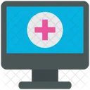 Medical Online Computer Icon