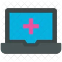 Medical Online Laptop Icon