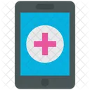 Medical Online Mobile Icon