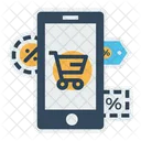 Online Mobile Store Icon