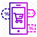 Online Mobile Store Icon