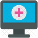 Medical Online Computer Icon