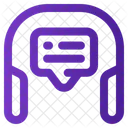 Online Support Headphone Icon