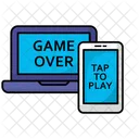 Online Gaming Game Over Icon