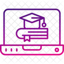 Online Learning Computer Icon