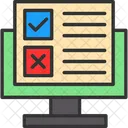 Online Survey Assessment Icon