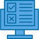 Online Survey Assessment Icon