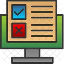 Online Survey Assessment Icon