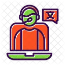 Online Language Teacher Icon